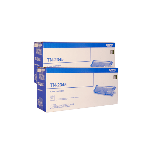 Genuine Brother TN-2345 Toner Cartridge High Yield 2 PACK