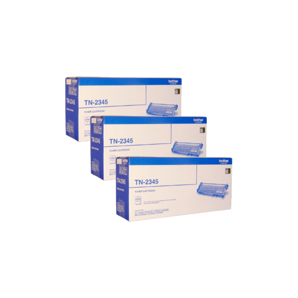 Genuine Brother TN-2345 Toner Cartridge High Yield 3 PACK