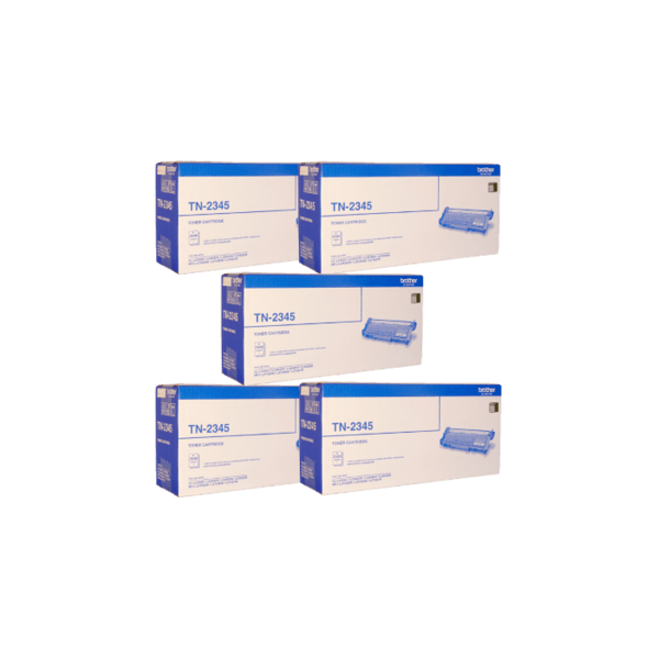 Genuine Brother TN-2345 Toner Cartridge High Yield 5 PACK