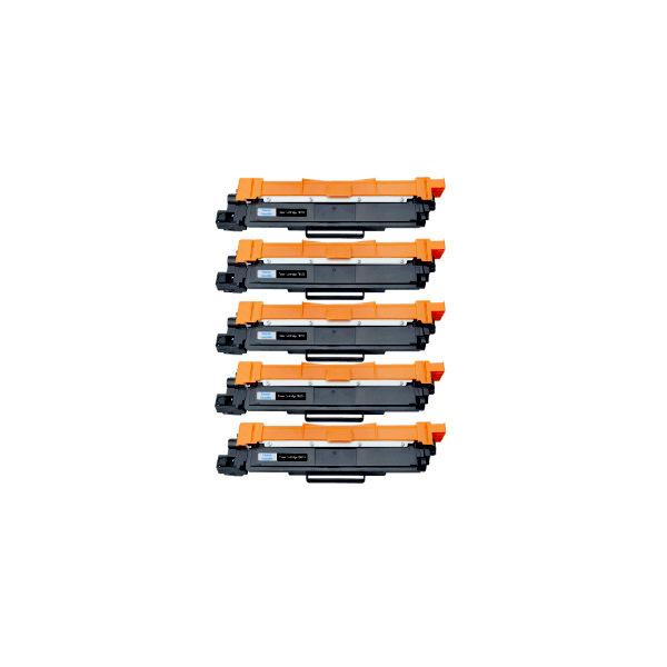 Compatible Brother TN-237BK Black Toner 5 PACK