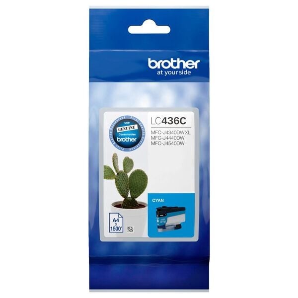 Genuine Brother LC436C Cyan Ink Cartridge