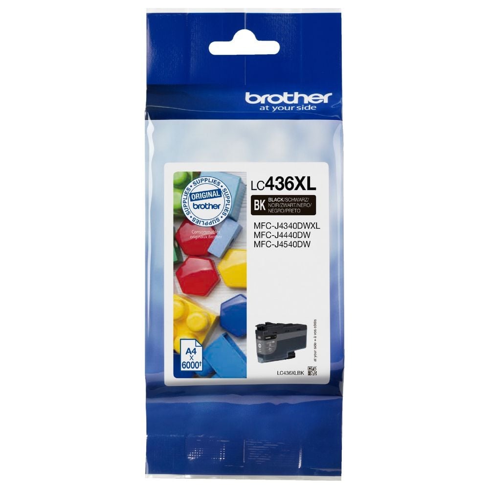 Genuine Brother LC436XLBK High Yield Black Ink Cartridge