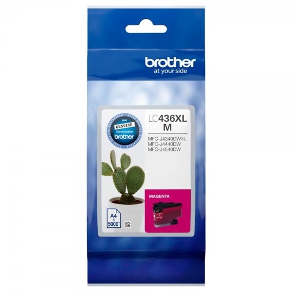 Genuine Brother LC436XL High Yield Ink Cartridge Combo Value Pack