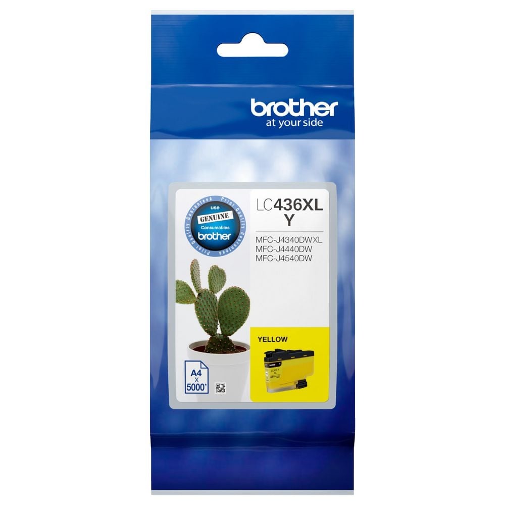 Genuine Brother LC436XLY High Yield Yellow Ink Cartridge