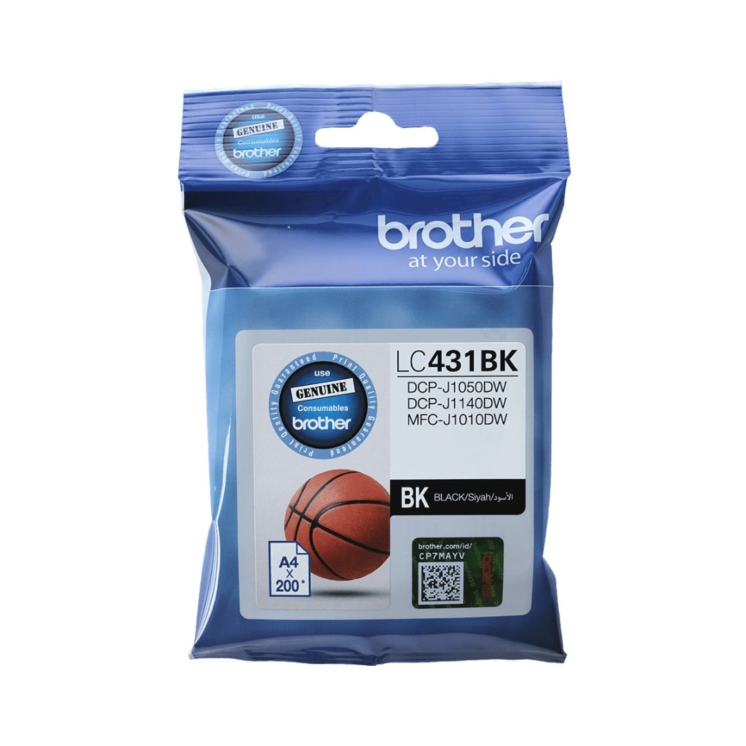 Genuine Brother LC431BK Black Ink Cartridge