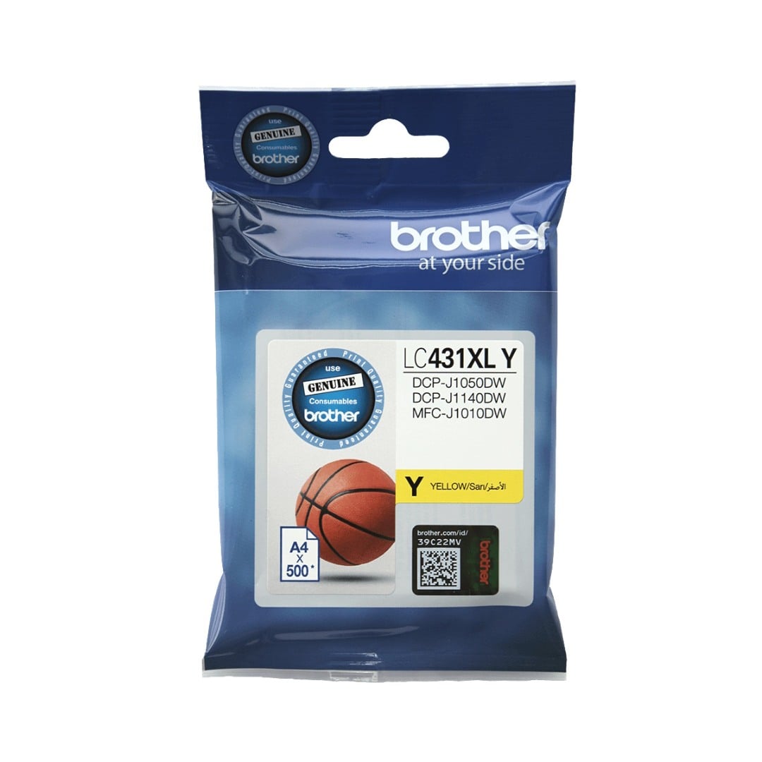 Genuine Brother LC431XLY Yellow High Yield Ink Cartridge