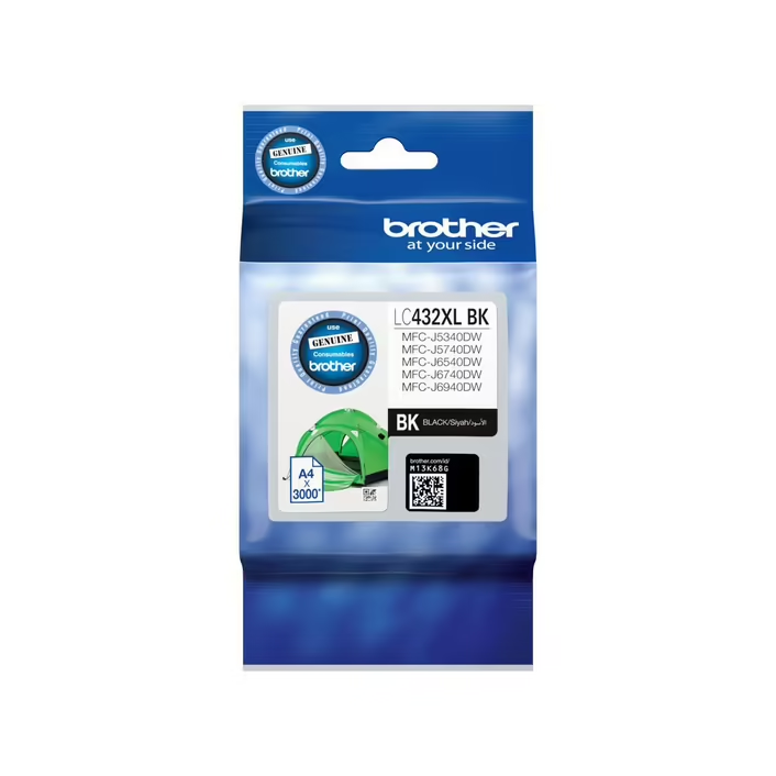 Genuine Brother LC432XLBK High Yield Black Ink Cartridge
