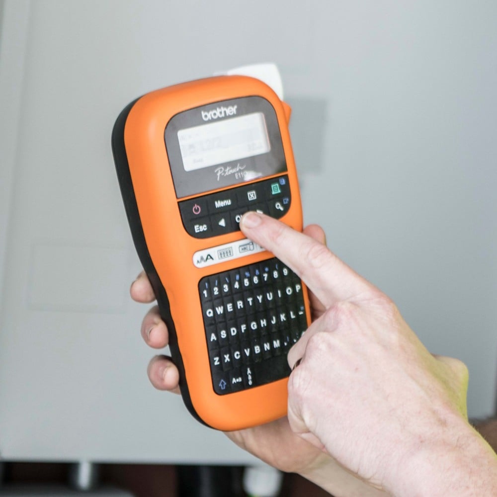 Brother PT-E110VP P-Touch Industrial Label Maker