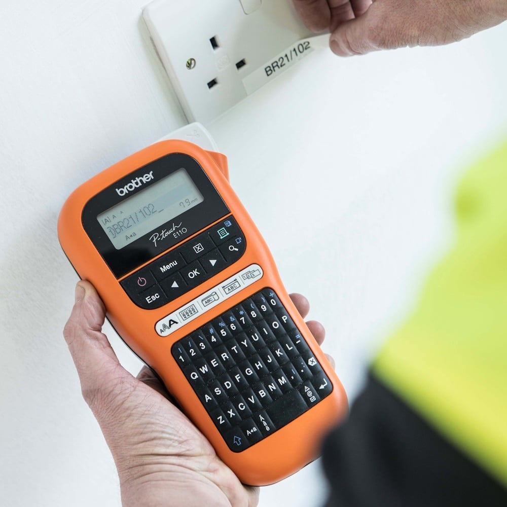 Brother PT-E110VP P-Touch Industrial Label Maker