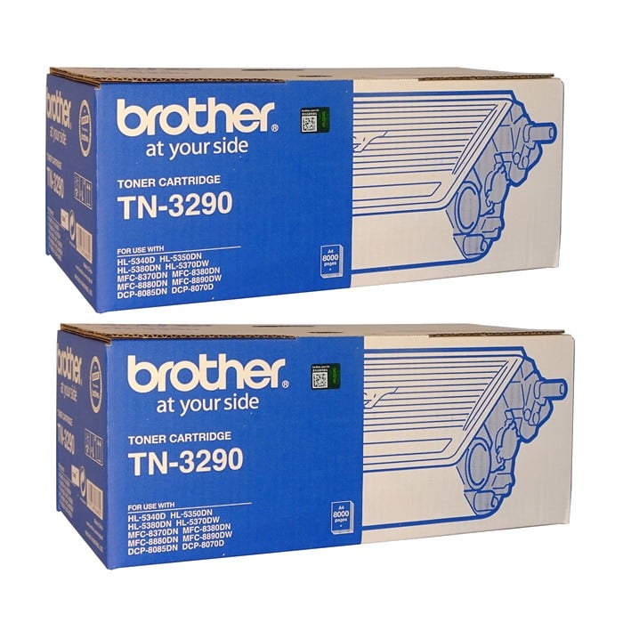 Genuine Brother TN-3290 Toner 2 PACK Genuine Brother TN-3290 Toner 2 PACK