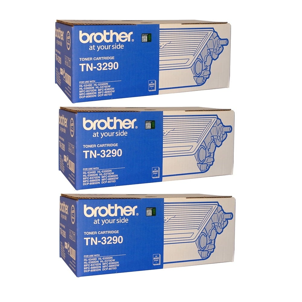 Genuine Brother TN-3290 Toner 3 PACK Genuine Brother TN-3290 Toner 3 PACK