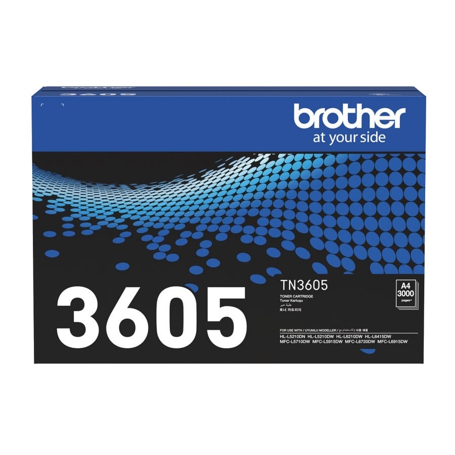 Genuine Brother TN3605 Toner Cartridge Standard Yield
