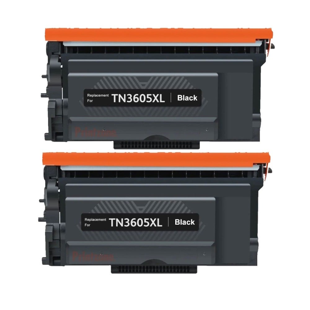 Compatible Brother TN3605XL Toner Cartridge High Yield 2 PACK