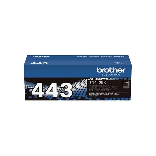 Genuine Brother TN-443BK Black Toner High Yield