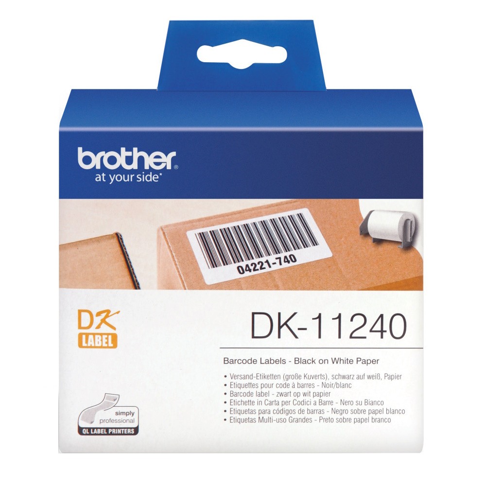 Brother DK-11240 Large Multi-purpose Label Roll -  102mm x 51mm - 600 per roll