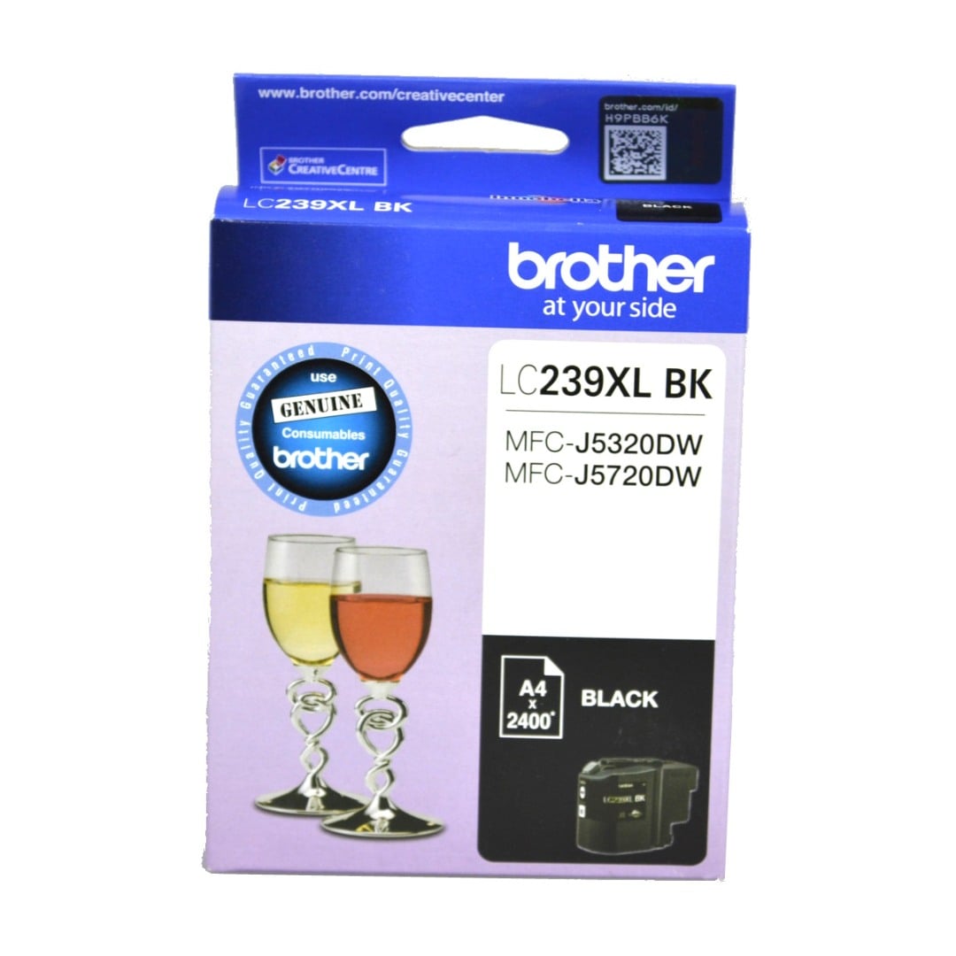 Genuine Brother LC239XLBK Black Ink Cartridge High Yield Genuine Brother LC239XLBK Black Ink Cartridge High Yield