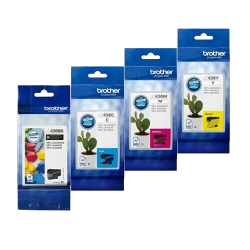Genuine Brother LC436 Ink Cartridge Combo Value Pack