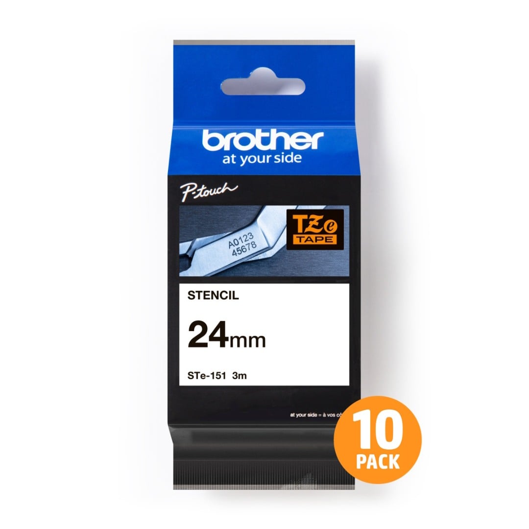 Brother STe-151 24mm Stencil Etching Tape - 3 metres - 10 PACK Brother STe-151 24mm Stencil Etching Tape - 3 metres - 10 PACK