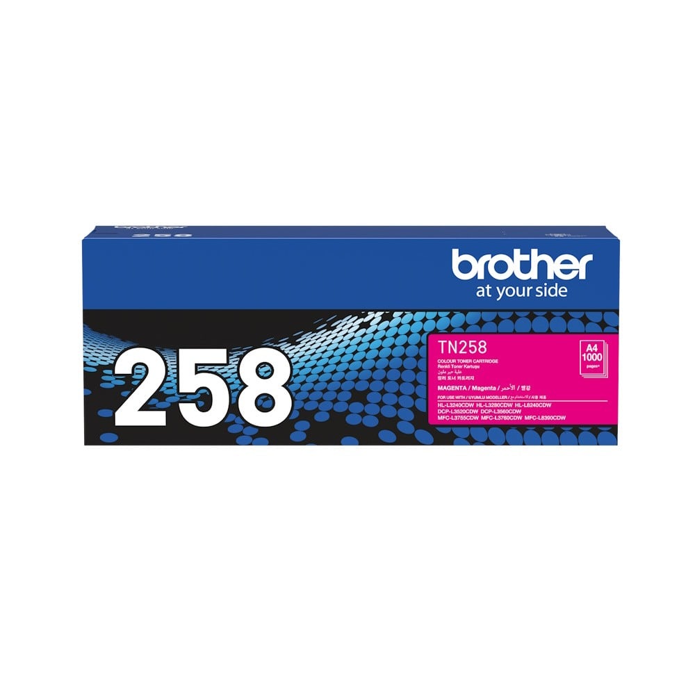 Genuine Brother TN258M Magenta Toner