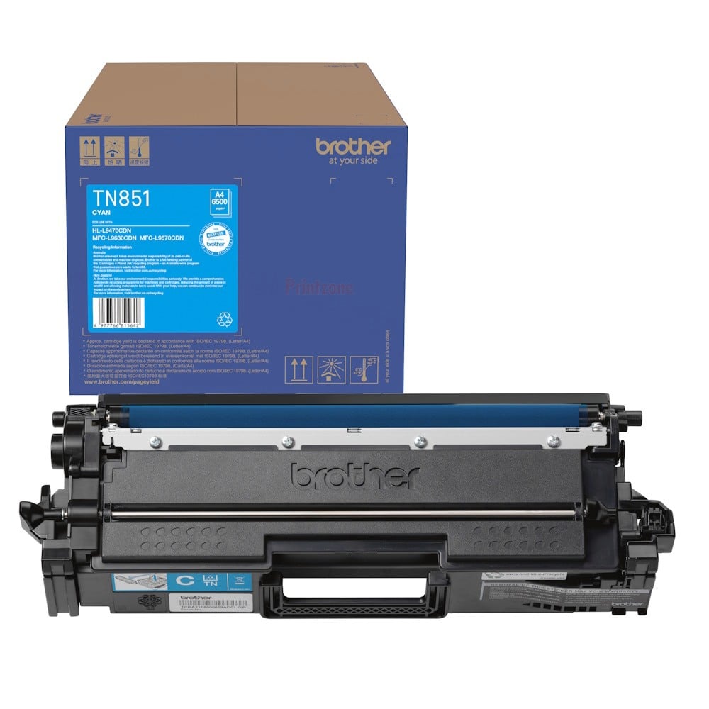 Genuine Brother TN-851C Cyan Toner