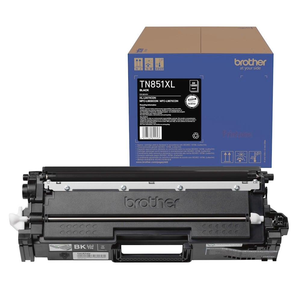 Genuine Brother TN-851XLBK High Yield Black Toner