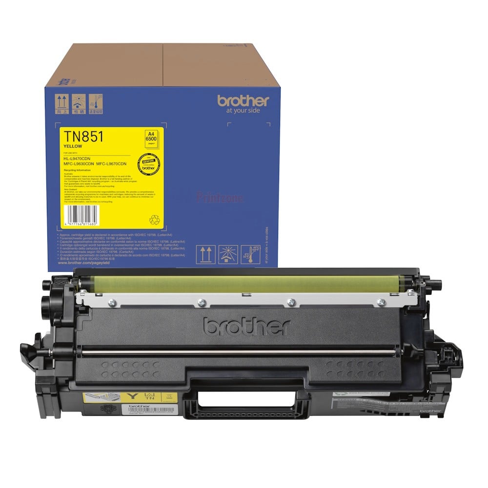 Genuine Brother TN-851Y Yellow Toner