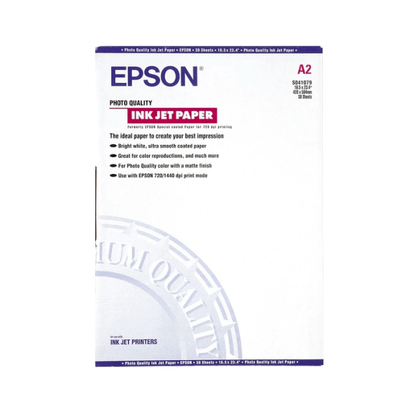 Epson A2 Photo Quality Ink Jet Paper S041079 Epson A2 Photo Quality Ink Jet Paper S041079