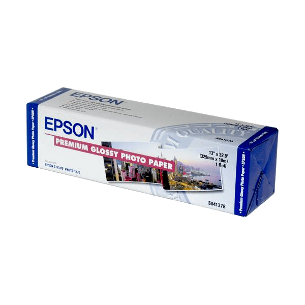 Epson Premium Glossy Photo Roll Paper (A3+) 329mm x 10m S041378 Epson Premium Glossy Photo Roll Paper (A3+) 329mm x 10m S041378
