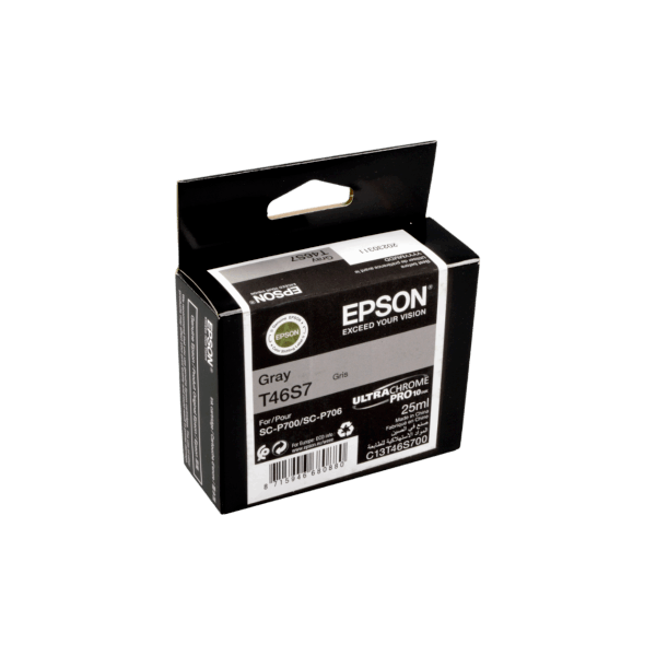 Genuine Epson UltraChrome Pro10 Grey Ink T46S7 Genuine Epson UltraChrome Pro10 Grey Ink T46S7