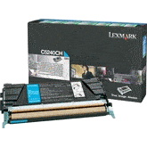 Genuine Lexmark C5240CH Cyan Toner Cartridge Genuine Lexmark C5240CH Cyan Toner Cartridge