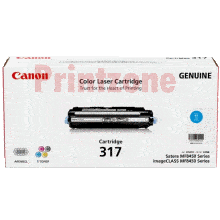 Genuine Canon 317 Cyan Toner Cartridge