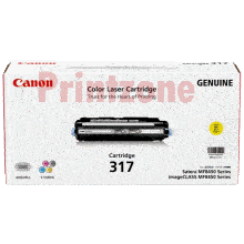 Genuine Canon 317 Yellow Toner Cartridge