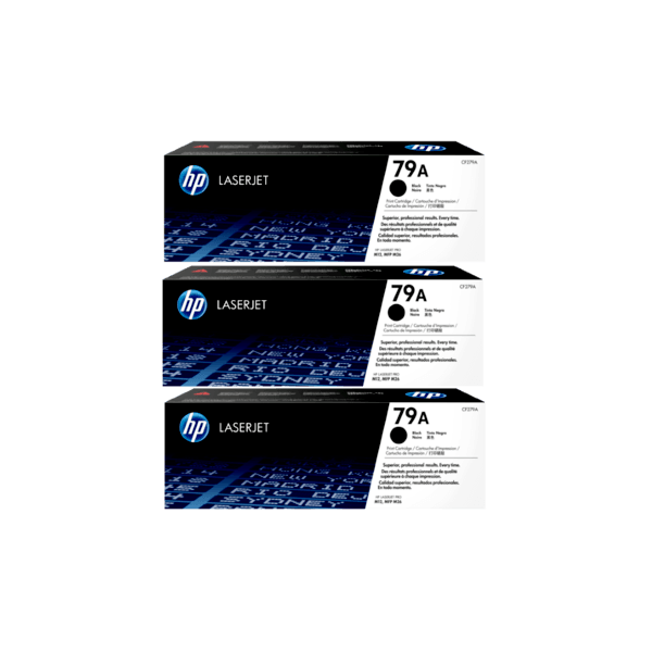 Genuine HP 79A Toner Cartridge 3 PACK CF279A