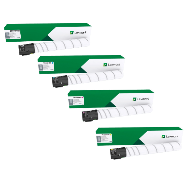 Genuine Lexmark 86C0HK0 76C0HC0 76C0HM0 76C0HY0 High Yield Toner Combo Value Pack