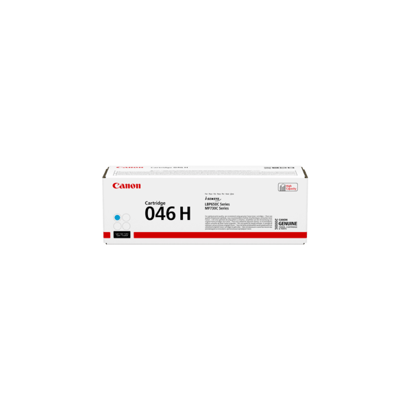 Genuine Canon 046H Cyan High Yield Toner Cartridge