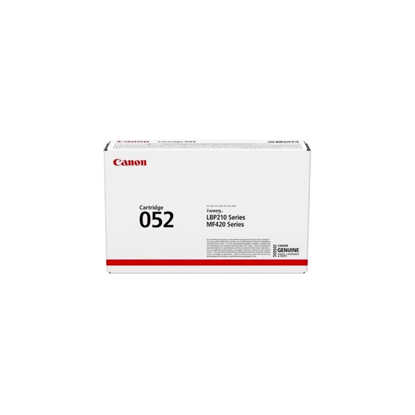 Genuine Canon 052 Black Toner