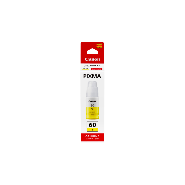 Genuine Canon Pixma Yellow Ink Bottle GI60Y