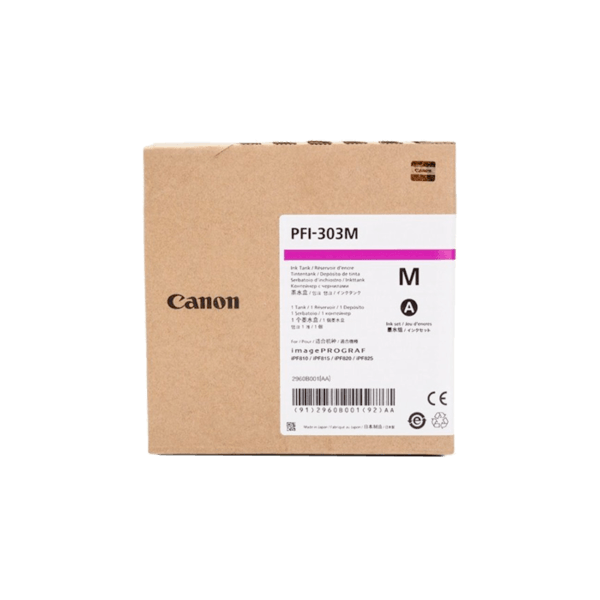 Genuine Canon PFI-303M Magenta Ink Cartridge