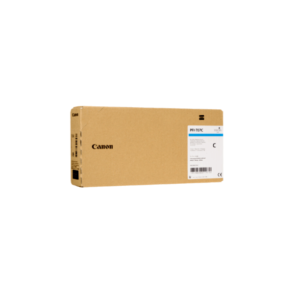 Genuine Canon PFI-707C Cyan Ink Cartridge