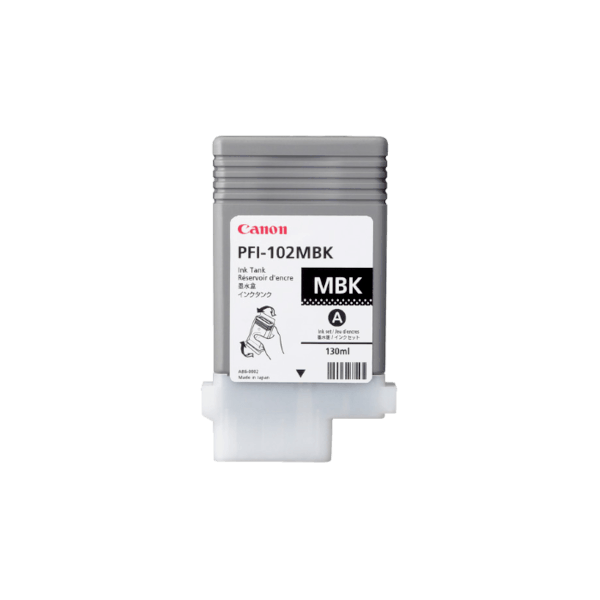Genuine Canon PFI-102MBK Matte Black Ink Cartridge Genuine Canon PFI-102MBK Matte Black Ink Cartridge