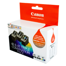 Genuine Canon PG-40 CL-41 FINE Black & Colour Ink Cartridge VALUE PACK