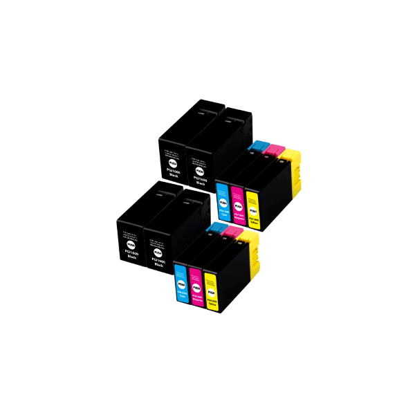 Compatible Canon PGI-1600XL Ink Double Value Pack High Yield PLUS 2 EXTRA BLACKS Compatible Canon PGI-1600XL Ink Double Value Pack High Yield PLUS 2 EXTRA BLACKS