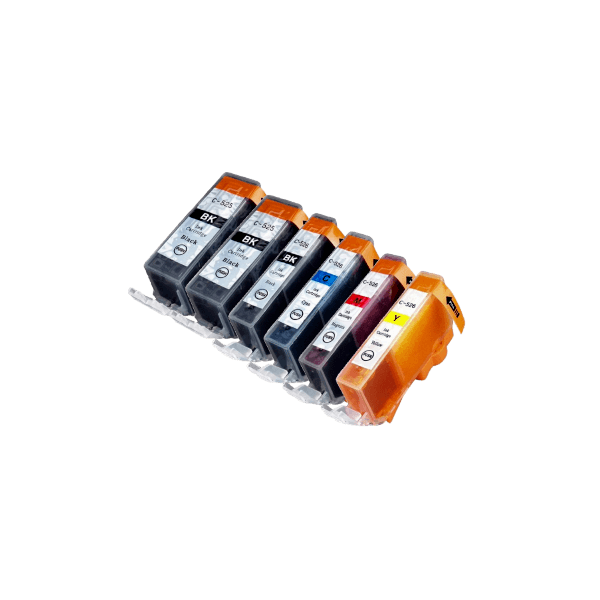 Compatible Canon CLI-526 PGI-525 Ink Value Pack PLUS EXTRA BLACK Compatible Canon CLI-526 PGI-525 Ink Value Pack PLUS EXTRA BLACK
