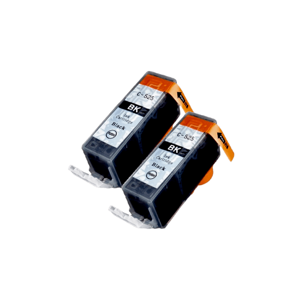 Compatible Canon PGI-525 Black Ink 2 PACK Compatible Canon PGI-525 Black Ink 2 PACK