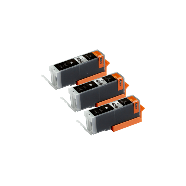 Compatible Canon PGI-650XL Black Ink 3 PACK Compatible Canon PGI-650XL Black Ink 3 PACK