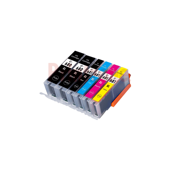 Compatible Canon PGI-680XXL CLI-681XXL Ink Value Pack PLUS EXTRA BLACK Compatible Canon PGI-680XXL CLI-681XXL Ink Value Pack PLUS EXTRA BLACK