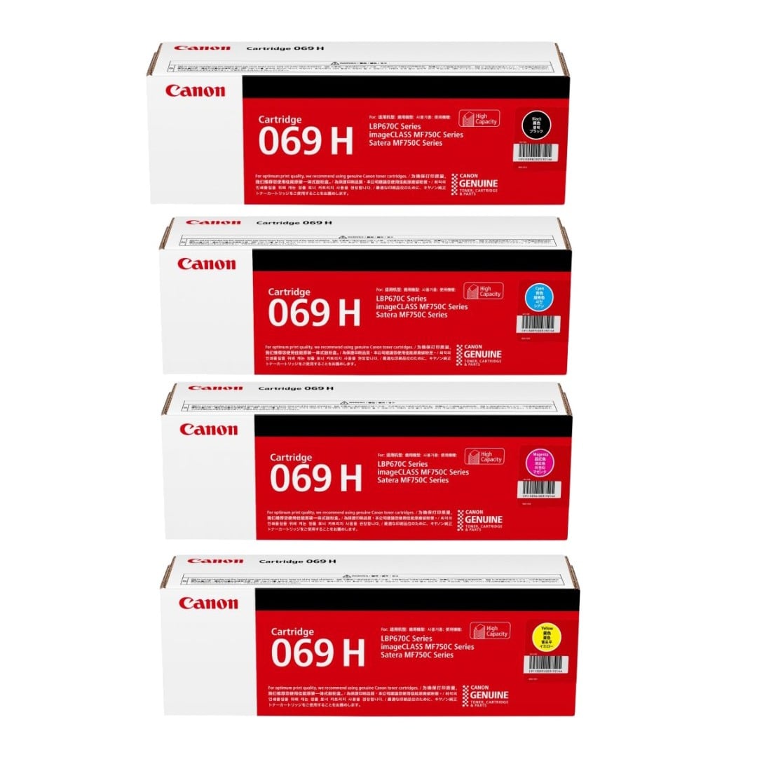 Genuine Canon 069 High Yield Toner Combo Value Pack Genuine Canon 069 High Yield Toner Combo Value Pack