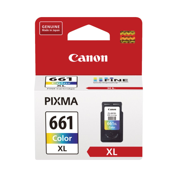 Genuine Canon CL-661XL High Yield Colour Ink Cartridge