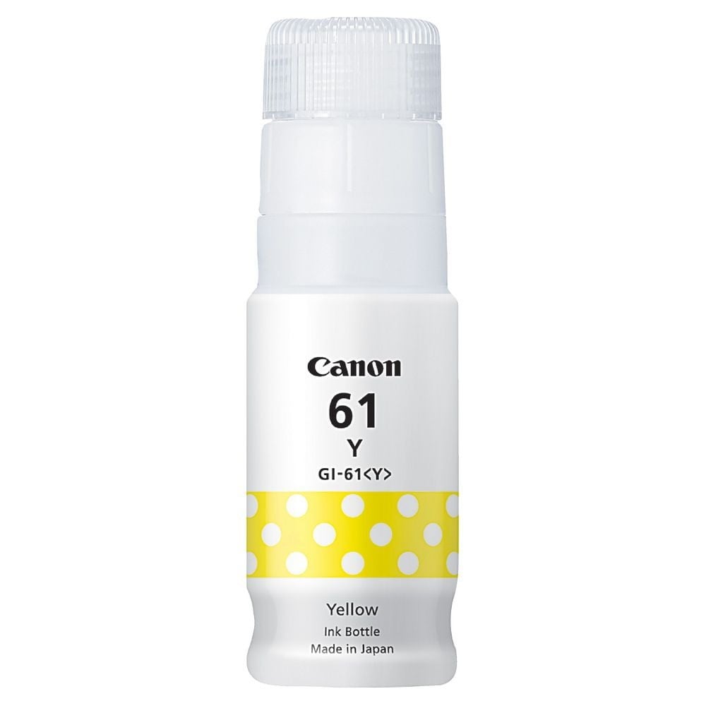 Genuine Canon Pixma Yellow Ink Bottle GI61Y