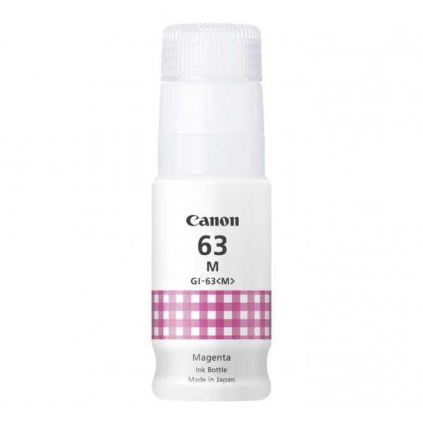 Genuine Canon Pixma Magenta Ink Bottle GI63M